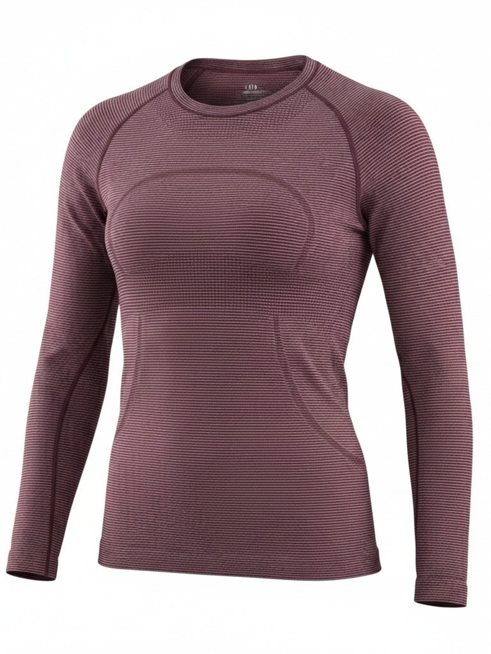 Lululemon Seamless Long-Sleeve Crewneck Top - Plum Heather